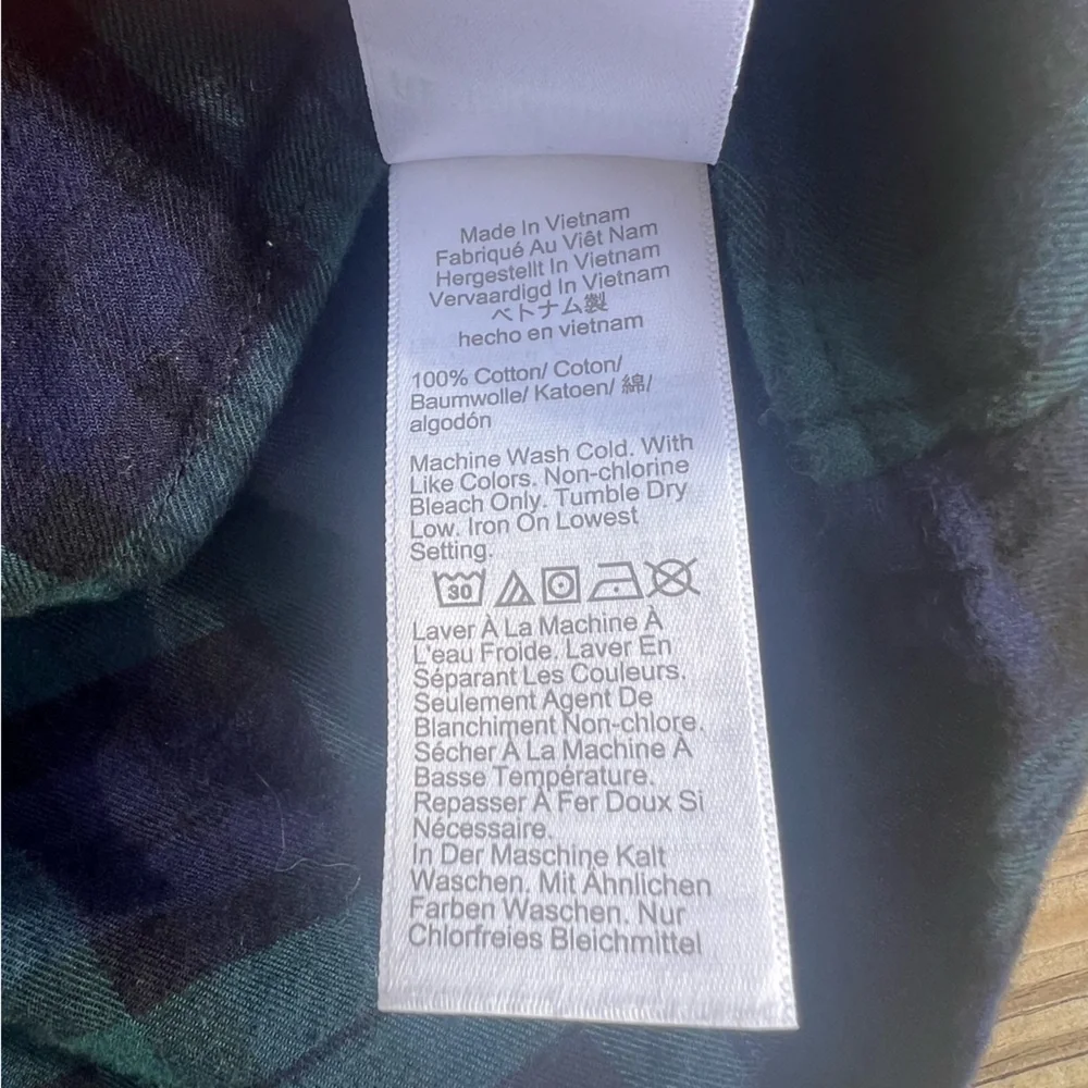 J. Crew Flannel Button Down - Picture 4 of 4